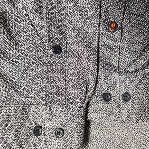 Modern Ambition Men's XXL 18 Delightfully Technical Long Sleeve Gray Black - Picture 4 of 7